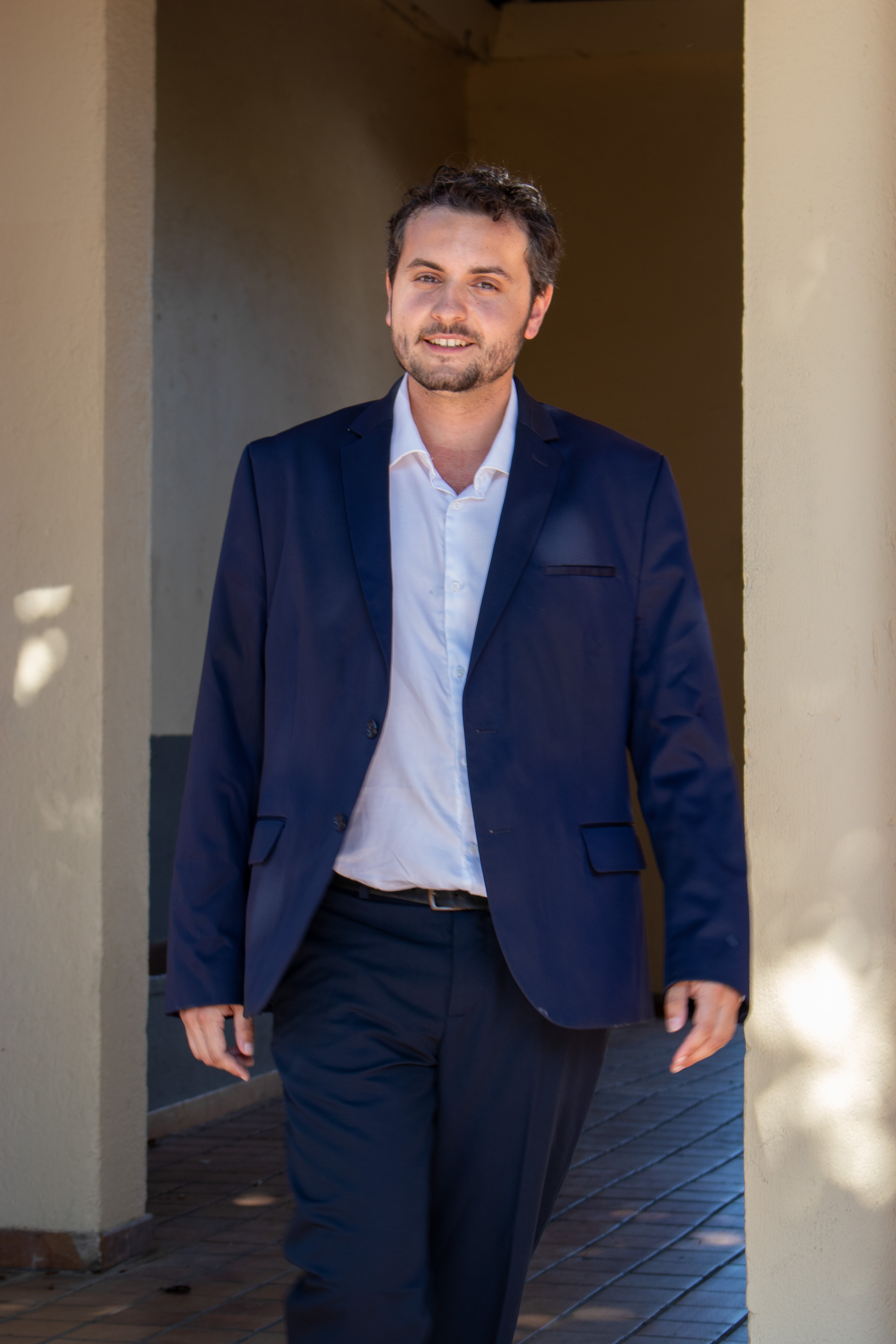 Florent Marsal sur le terrain